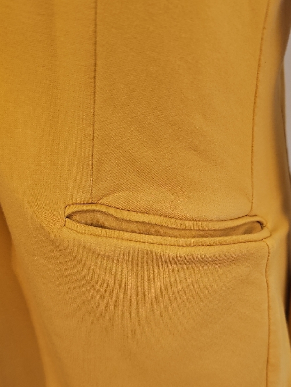 Magaschoni Mustard Yellow Single-Button Women's Jersey Blazer Size Small - Picture 7 of 11